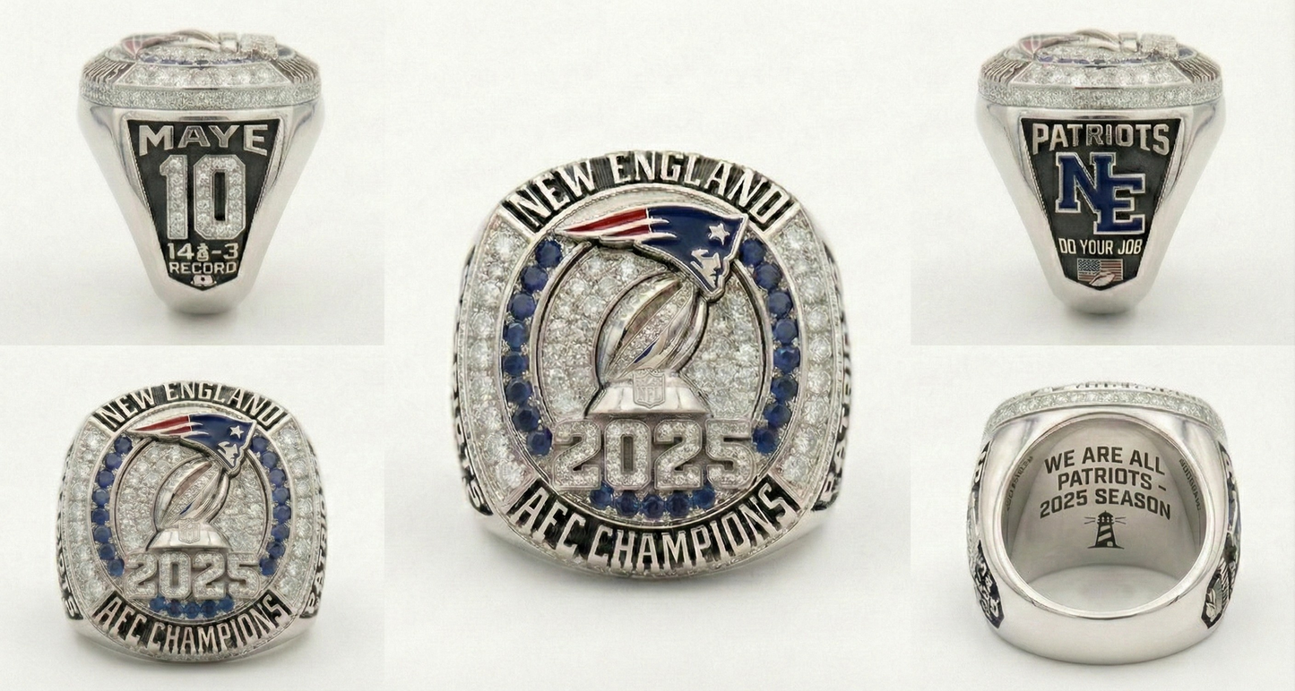 New England 2025 AFC Ring