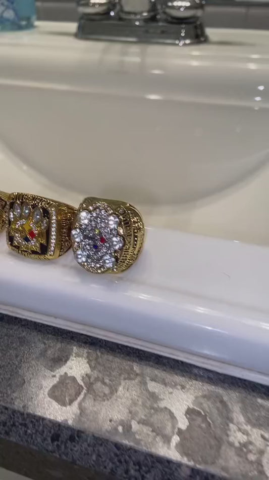 6pcs Pittsburgh Championship Ring Collection Set
